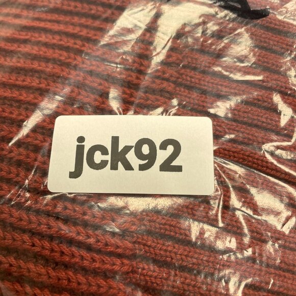 NEW Lands' End Drifter Men's L Ribbed Cotton Zip up Mock Sweater Rust Red - Picture 13 of 13